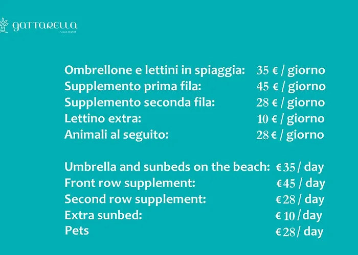Gattarella Family Puglia- Seaside And With Premium Half-board A La Carte